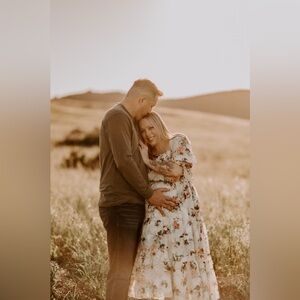 Baltic Born Fabian Jacquard Morning Bloom Midi Dress